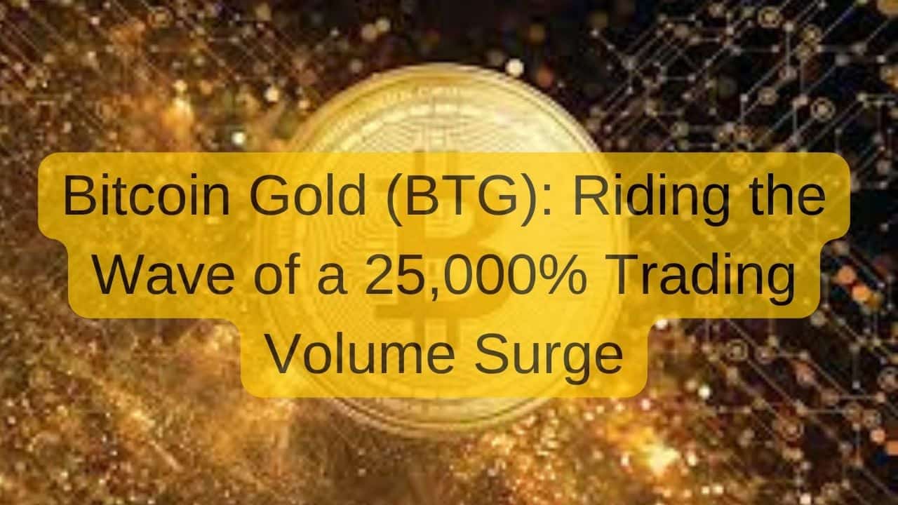 Bitcoin Gold trading volume surge