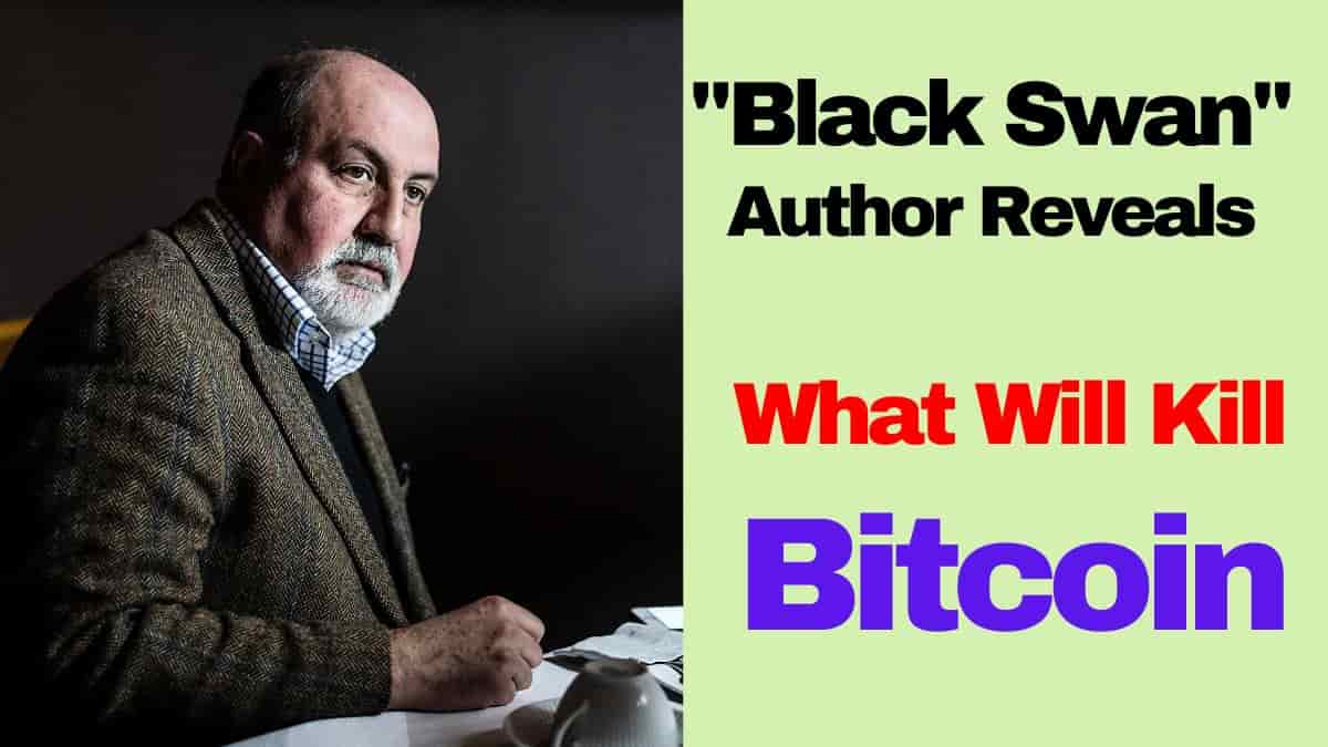 Black Swan" Author Reveals What Will Kill Bitcoin