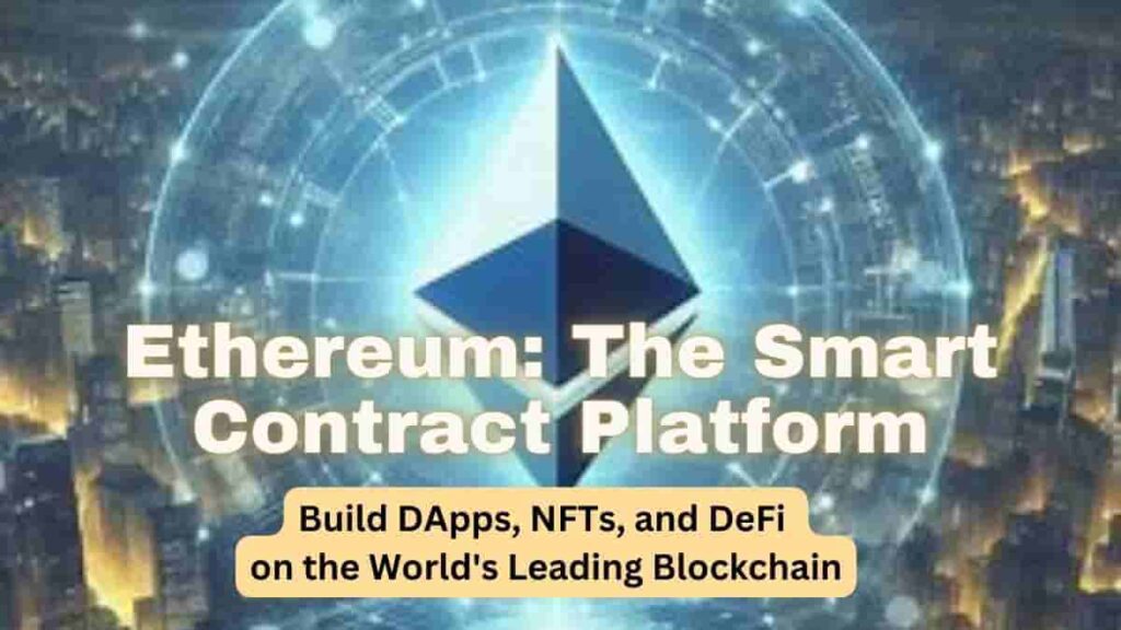 Top 10 crypto coins to invest : Ethereum -The Smart Contract Platform