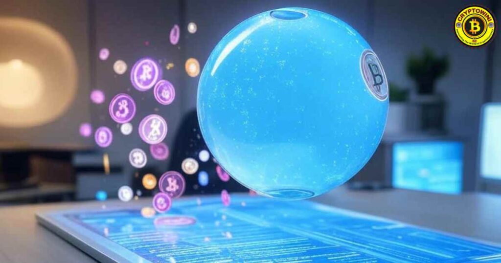 AI overseeing the signing of a digital smart contract"